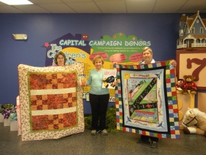 Turned the quilts over to the Children's Shelter. They loved them again this year. Thanks ladies beautiful work. 